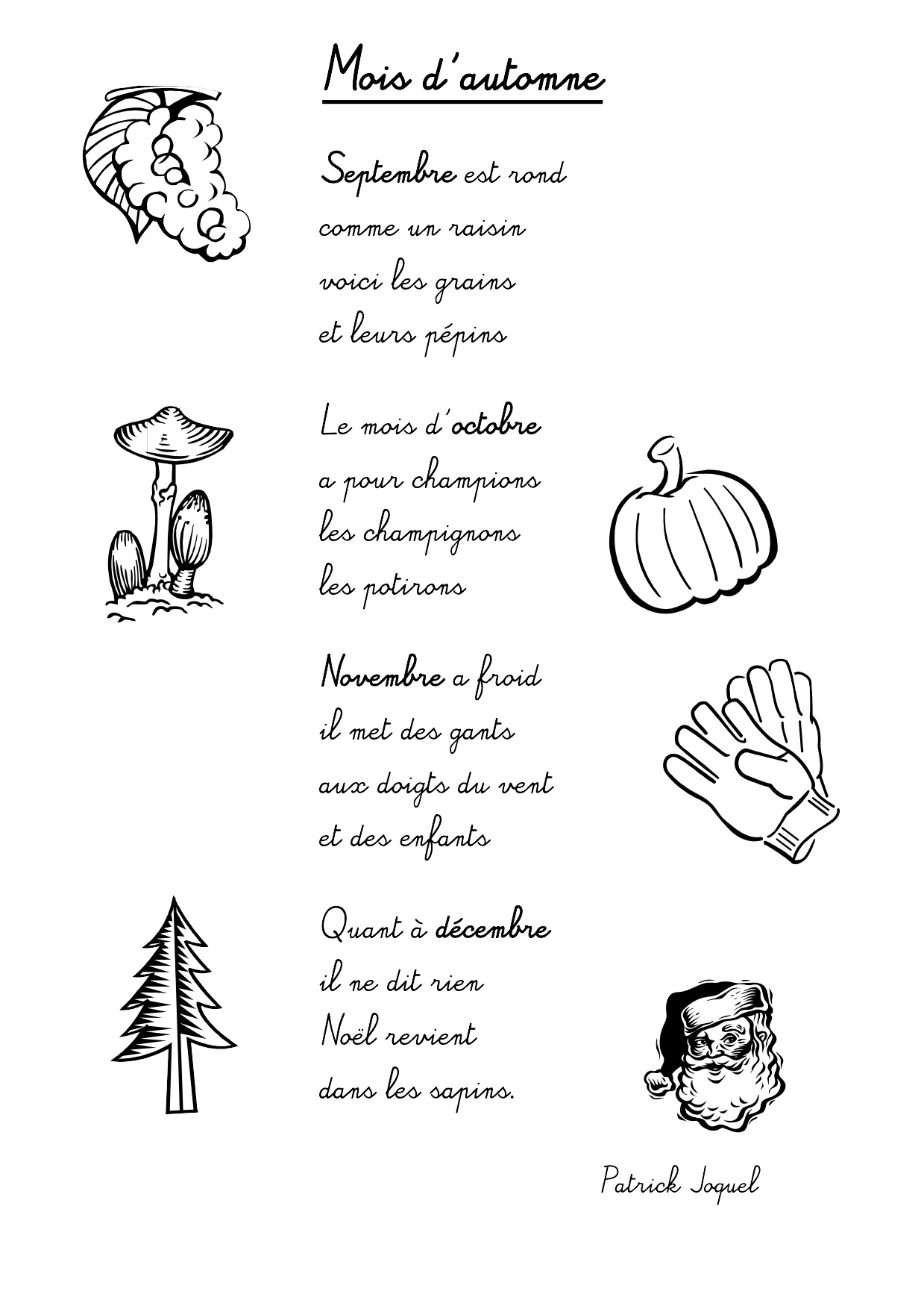 Poésie Mois D Automne De Patrick Joquel Printemps des poètes | École Pershing - Versailles